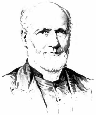 Engraved portrait of a bearded man with short hair and a high collar, shown from the chest up