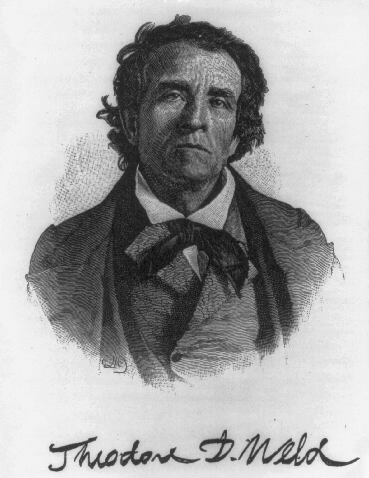 Wood engraving of a bearded elderly man with a high forehead, shown from the shoulders up and facing slightly left