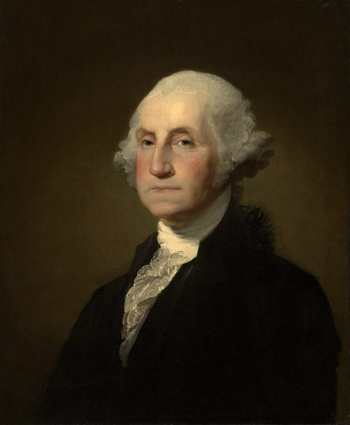 Portrait of George Washington by Gilbert Stuart, the Williamstown portrait