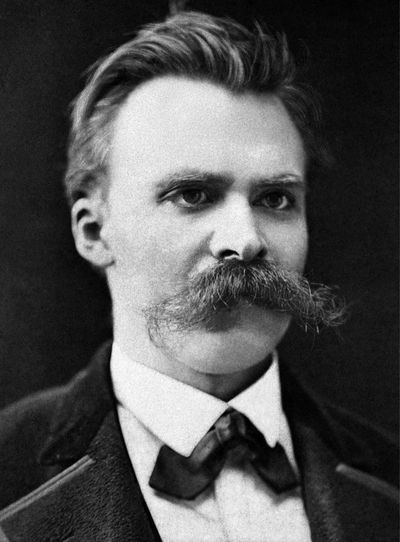 Photograph of Friedrich Nietzsche with a large moustache