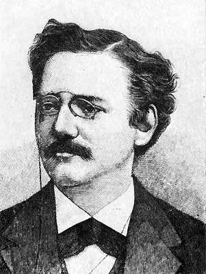 Black and white photograph of the Swedish economist Knut Wicksell, a bearded man in a dark coat, around 1900